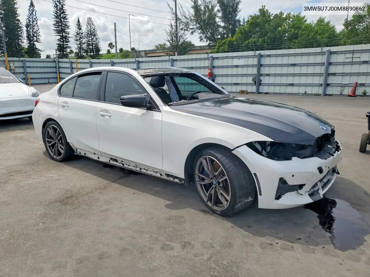 2021 BMW M340I VIN: 3MW5U7J00M8B90862 Lot: 56191686