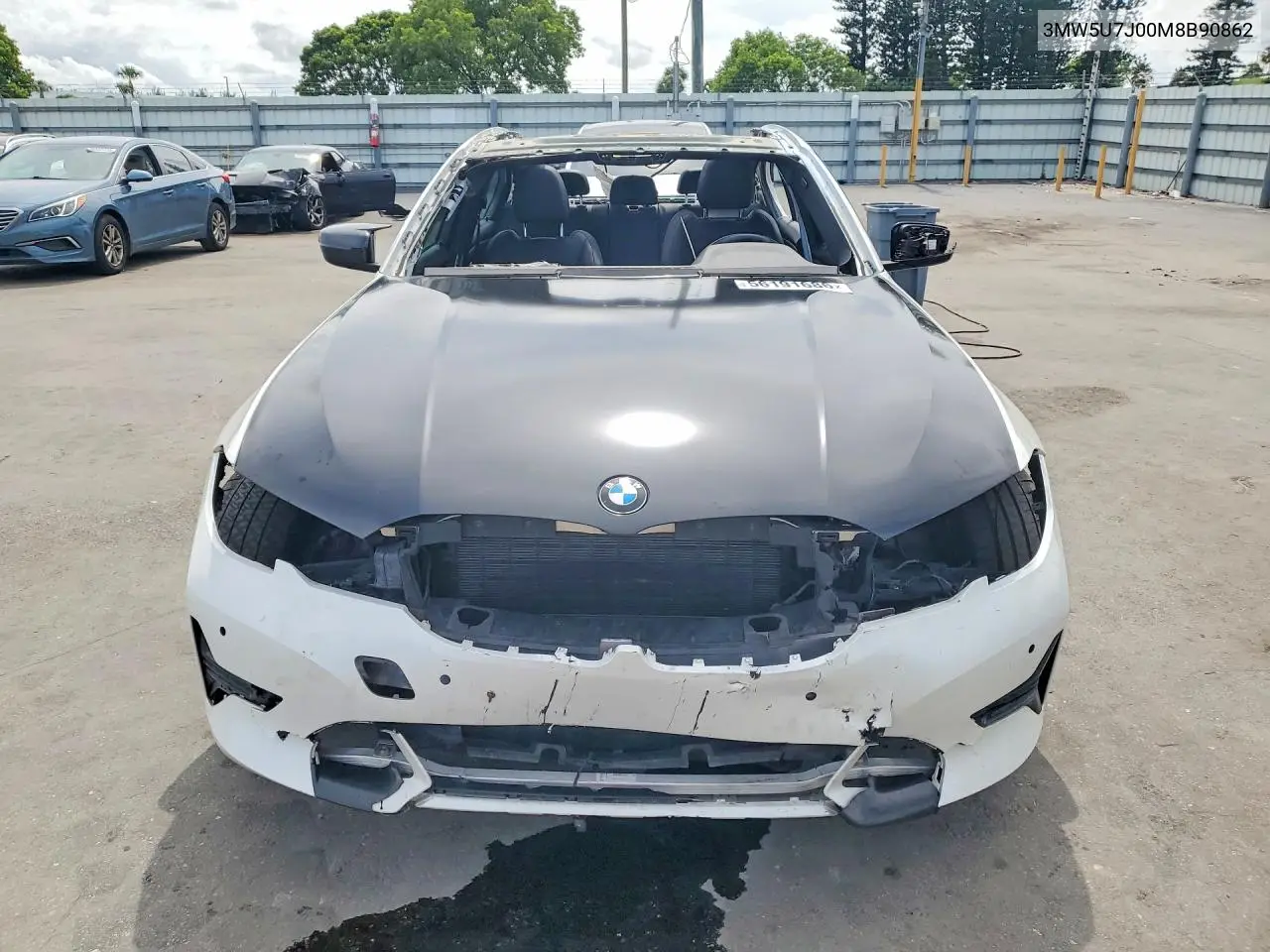 2021 BMW M340I VIN: 3MW5U7J00M8B90862 Lot: 56191686