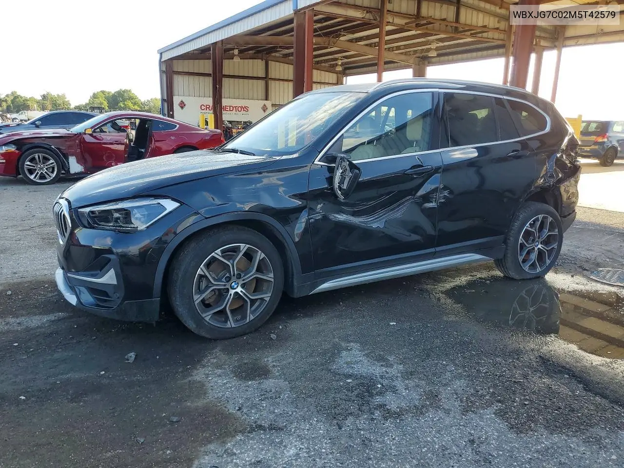 2021 BMW X1 Sdrive28I VIN: WBXJG7C02M5T42579 Lot: 57034546