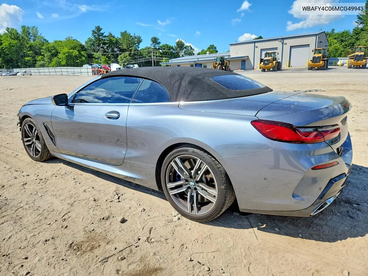 2021 BMW M850Xi VIN: WBAFY4C06MCG49943 Lot: 57058516