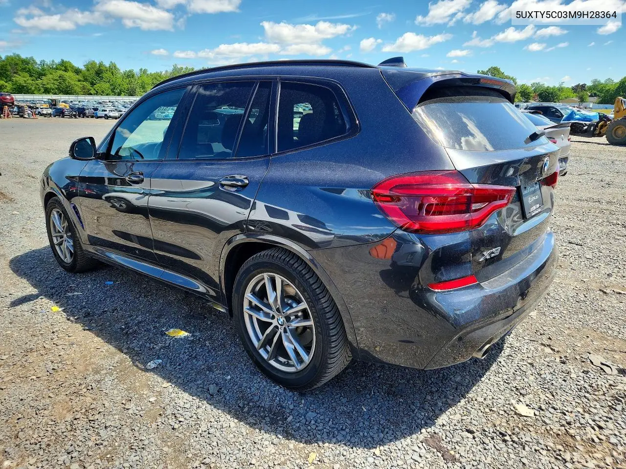 2021 BMW X3 xDrive30I VIN: 5UXTY5C03M9H28364 Lot: 57314226