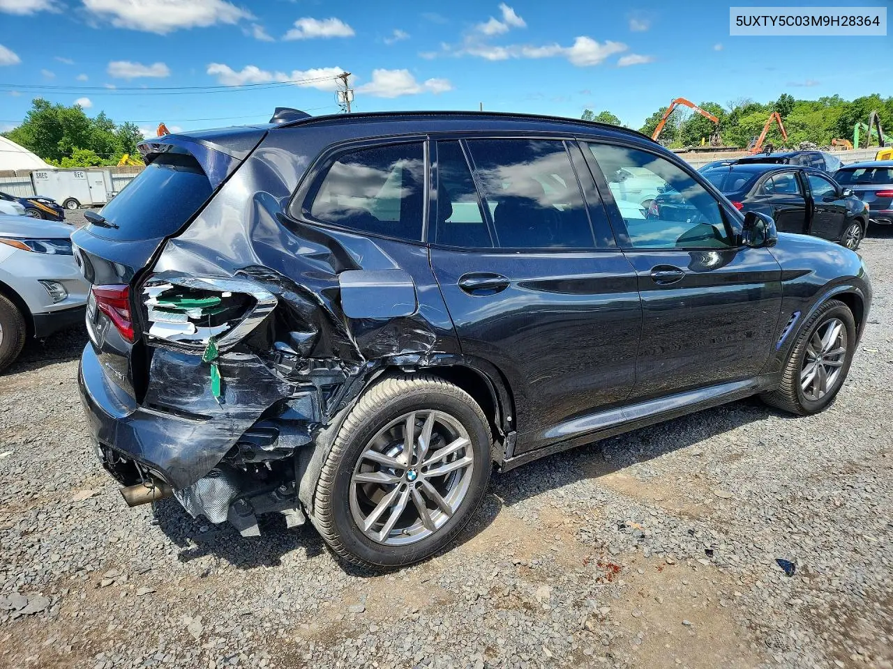 2021 BMW X3 xDrive30I VIN: 5UXTY5C03M9H28364 Lot: 57314226