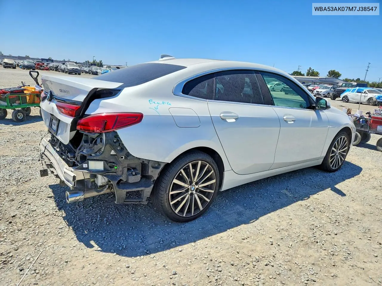 2021 BMW 228I VIN: WBA53AK07M7J38547 Lot: 58930306