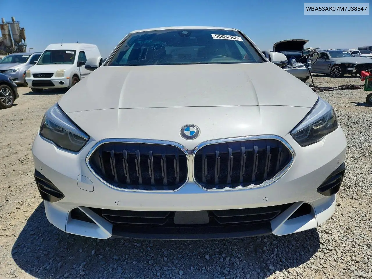 2021 BMW 228I VIN: WBA53AK07M7J38547 Lot: 58930306