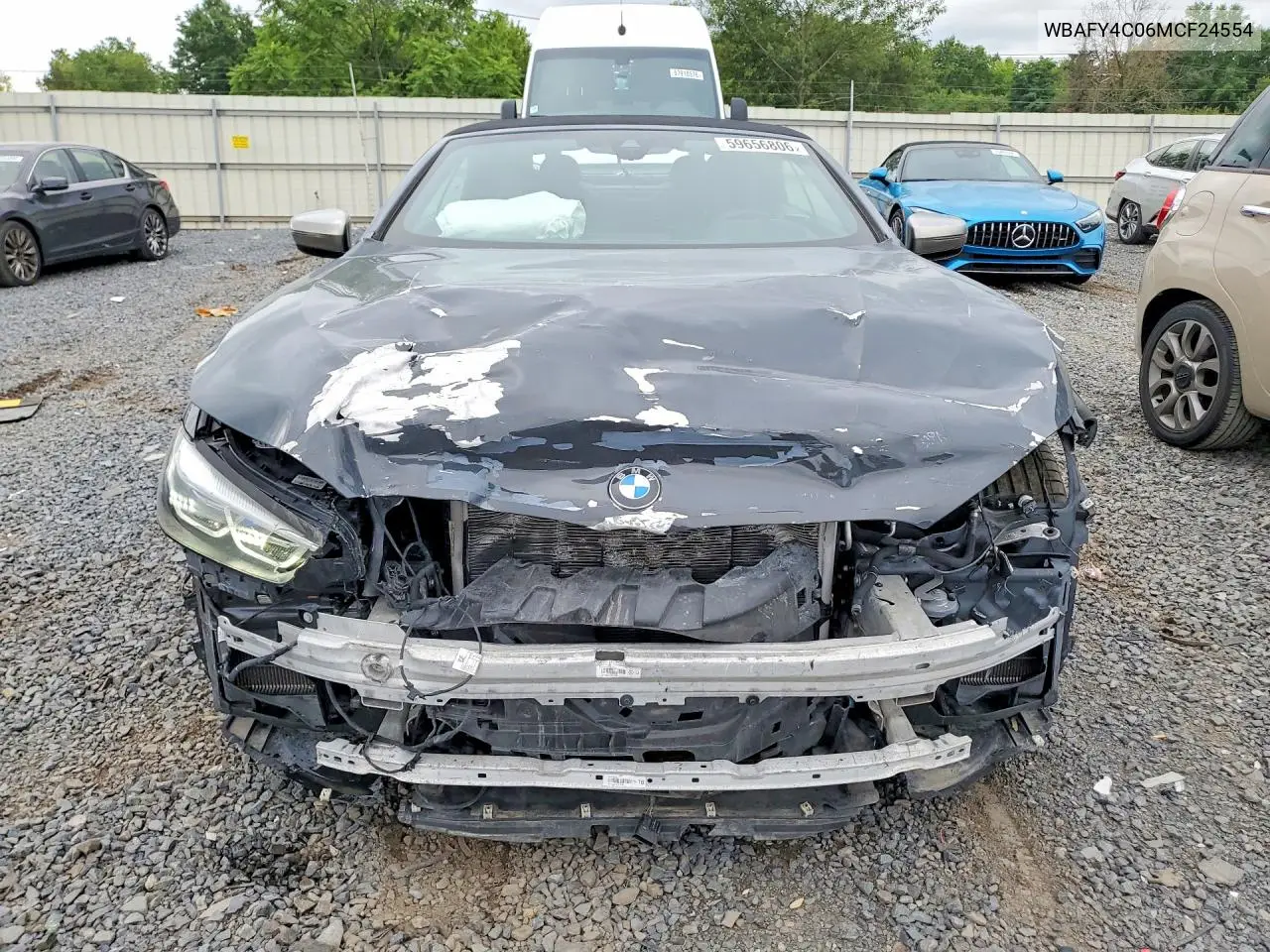 2021 BMW M850Xi VIN: WBAFY4C06MCF24554 Lot: 59656806