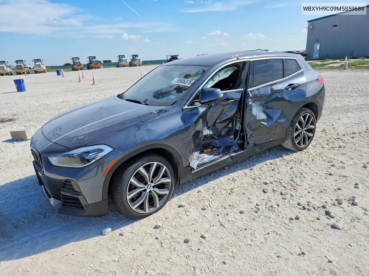 2021 BMW X2 Sdrive28I VIN: WBXYH9C09M5S59688 Lot: 59906376