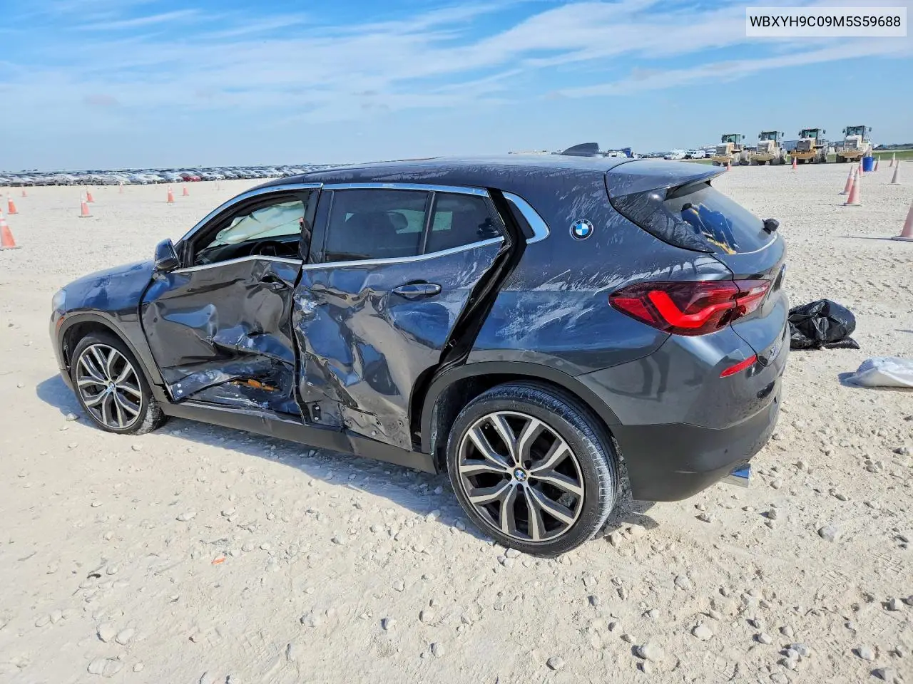 2021 BMW X2 Sdrive28I VIN: WBXYH9C09M5S59688 Lot: 59906376