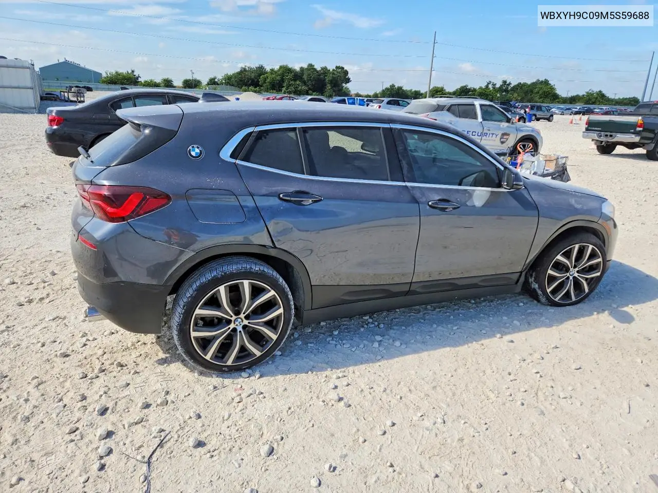 2021 BMW X2 Sdrive28I VIN: WBXYH9C09M5S59688 Lot: 59906376