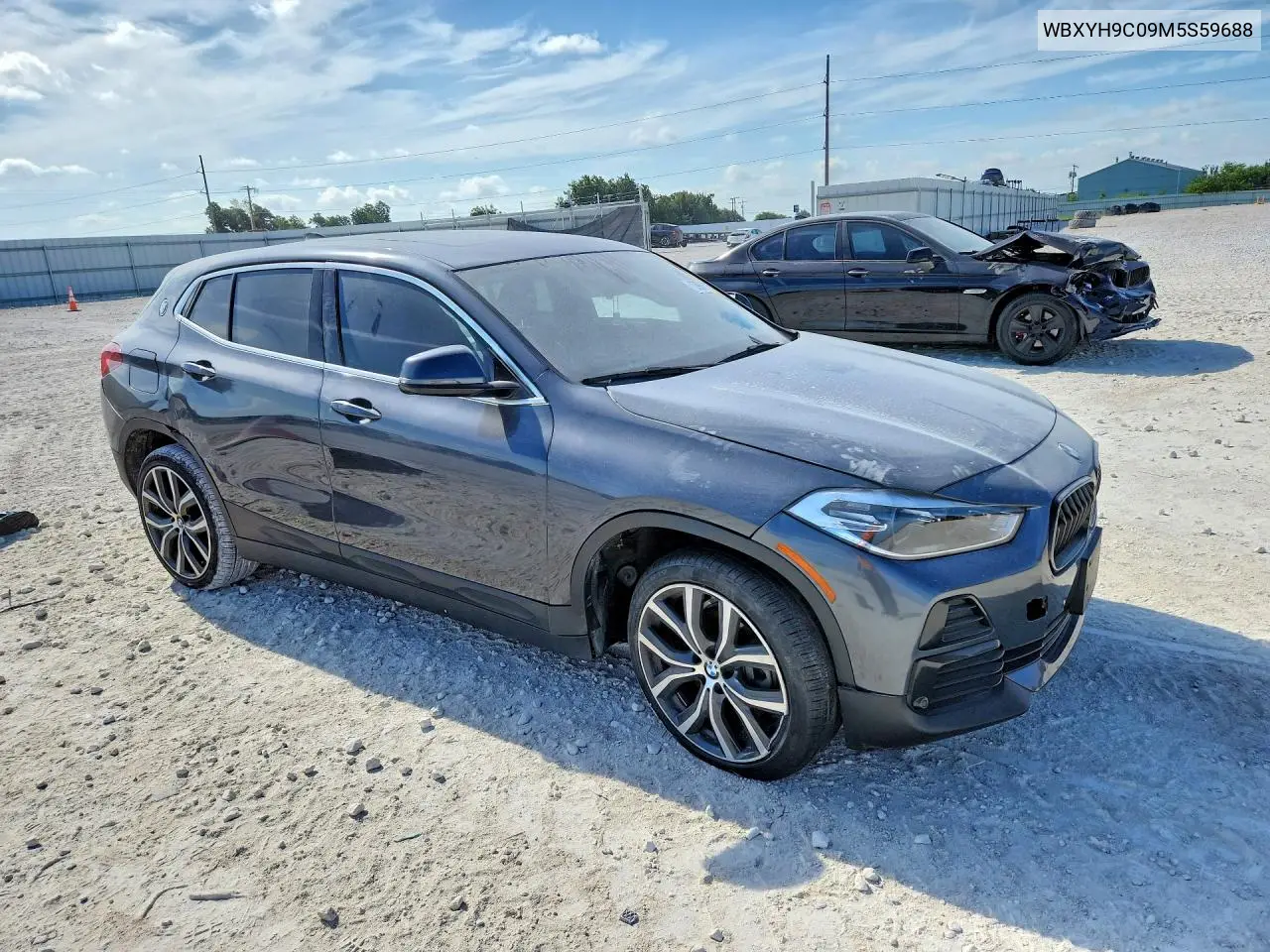 2021 BMW X2 Sdrive28I VIN: WBXYH9C09M5S59688 Lot: 59906376