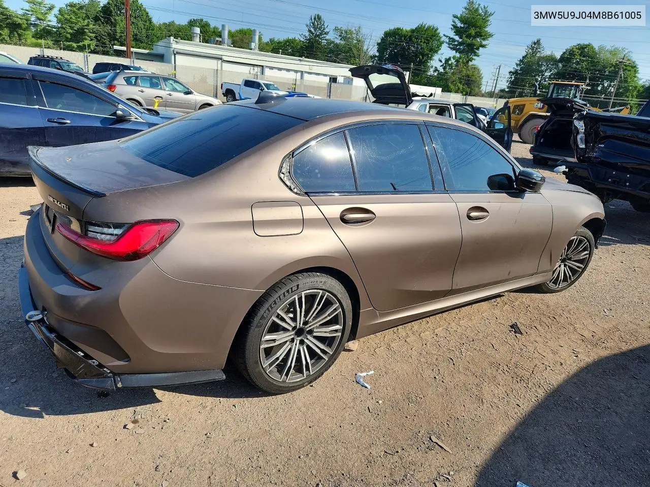 2021 BMW M340Xi VIN: 3MW5U9J04M8B61005 Lot: 60804546