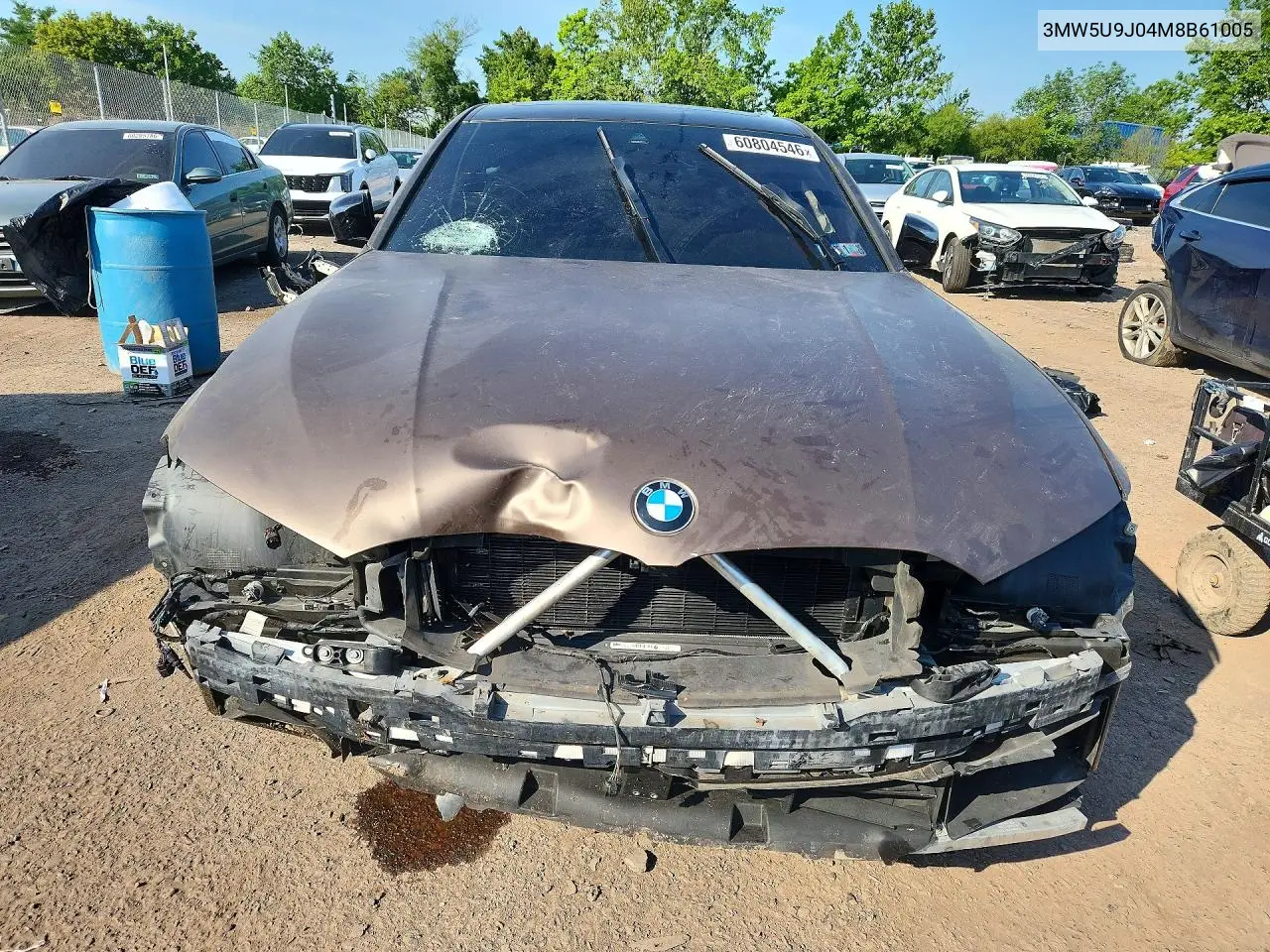 2021 BMW M340Xi VIN: 3MW5U9J04M8B61005 Lot: 60804546