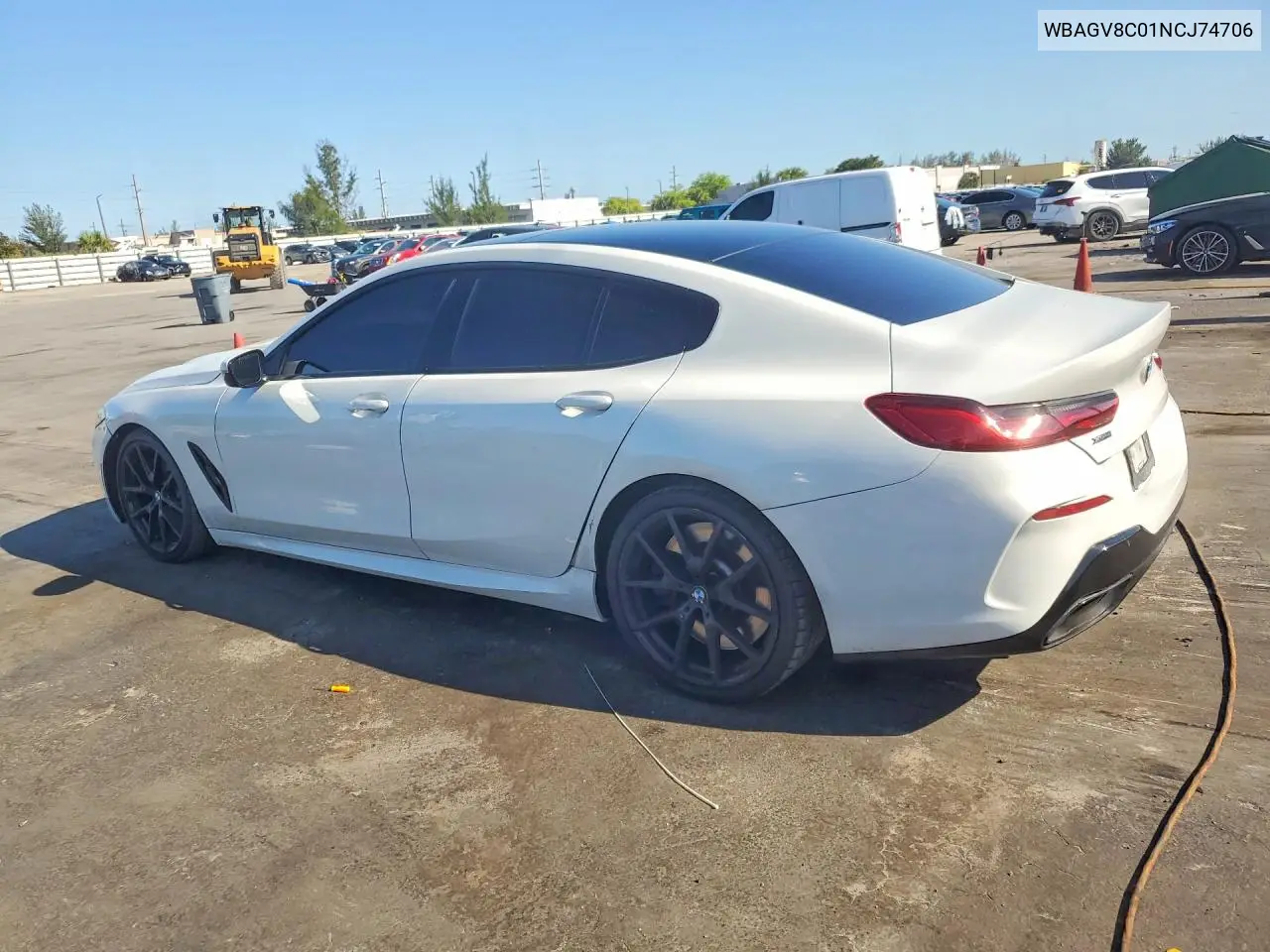 2022 BMW M850Xi VIN: WBAGV8C01NCJ74706 Lot: 46842246