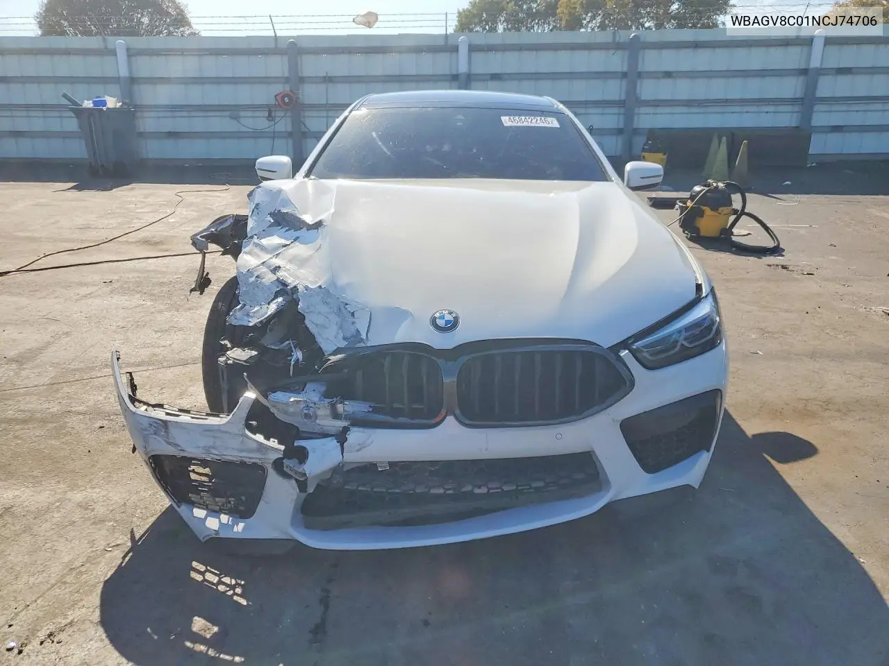 2022 BMW M850Xi VIN: WBAGV8C01NCJ74706 Lot: 46842246