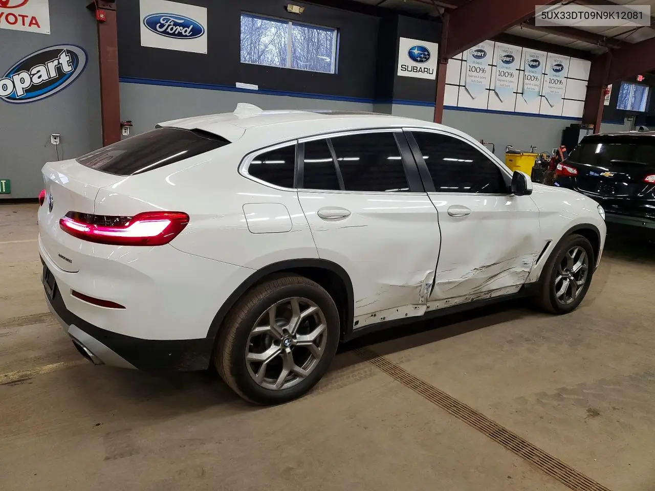 2022 BMW X4 xDrive30I VIN: 5UX33DT09N9K12081 Lot: 47760106