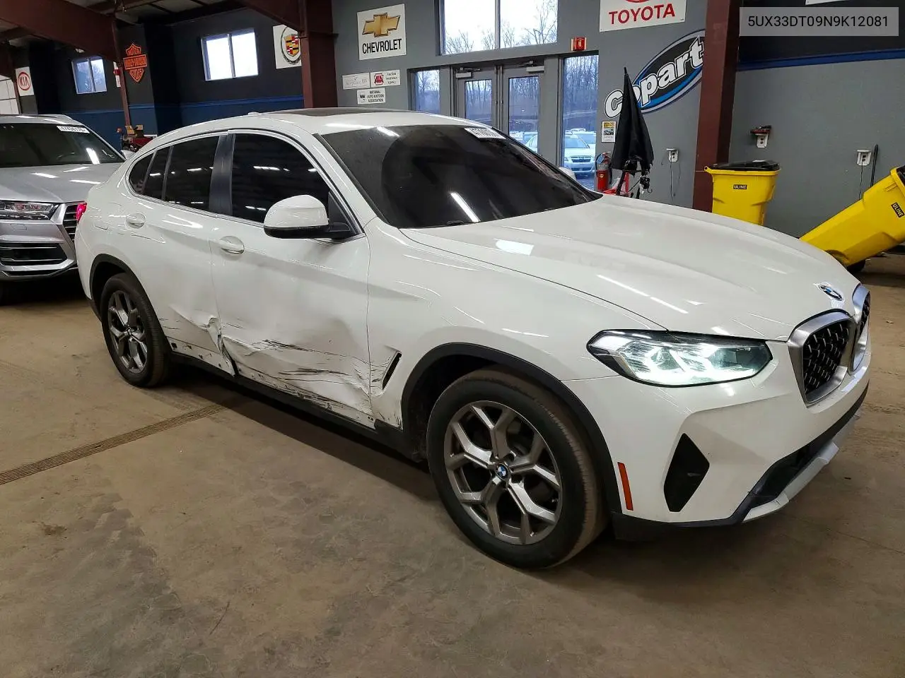 2022 BMW X4 xDrive30I VIN: 5UX33DT09N9K12081 Lot: 47760106