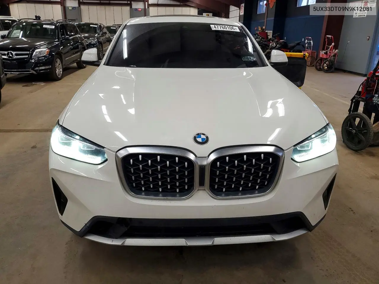 2022 BMW X4 xDrive30I VIN: 5UX33DT09N9K12081 Lot: 47760106