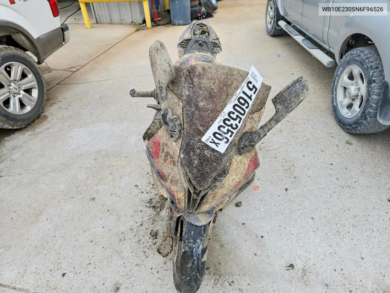 2022 BMW S 1000 Rr VIN: WB10E2305N6F96526 Lot: 51605356