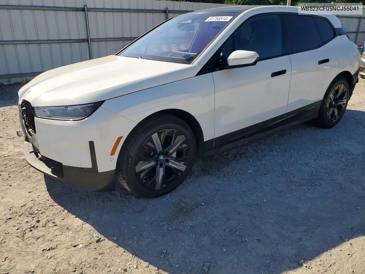 2022 BMW Ix xDrive50 VIN: WB523CF05NCJ55041 Lot: 51756516