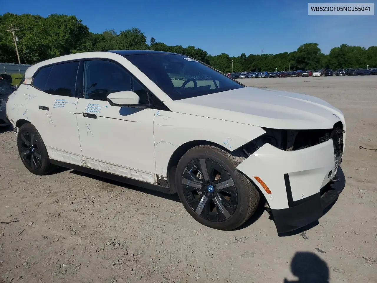 2022 BMW Ix xDrive50 VIN: WB523CF05NCJ55041 Lot: 51756516