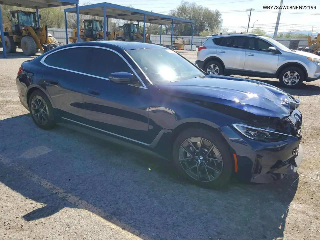 2022 BMW I4 Edrive 40 VIN: WBY73AW08NFN22199 Lot: 53651796
