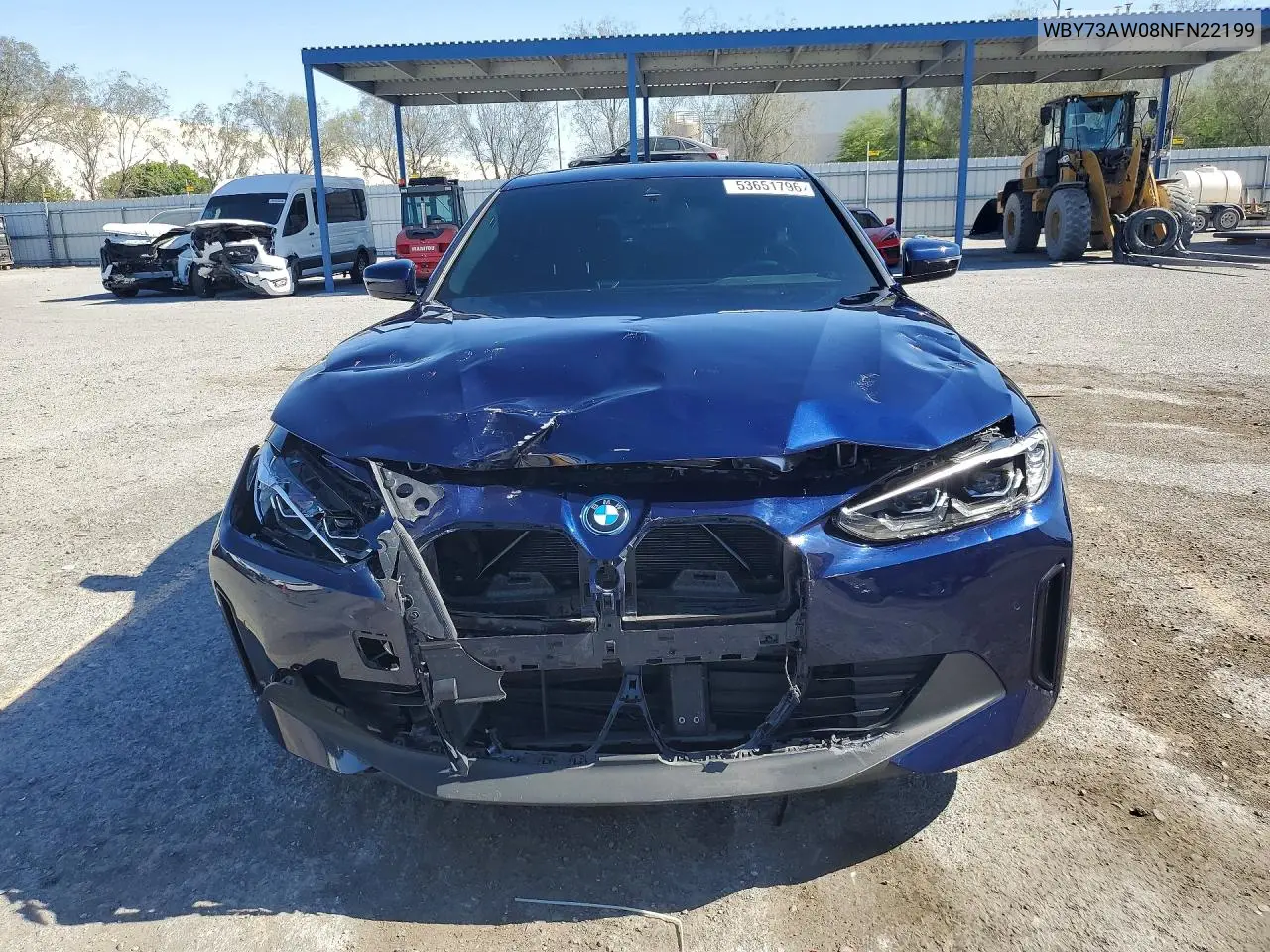 2022 BMW I4 Edrive 40 VIN: WBY73AW08NFN22199 Lot: 53651796