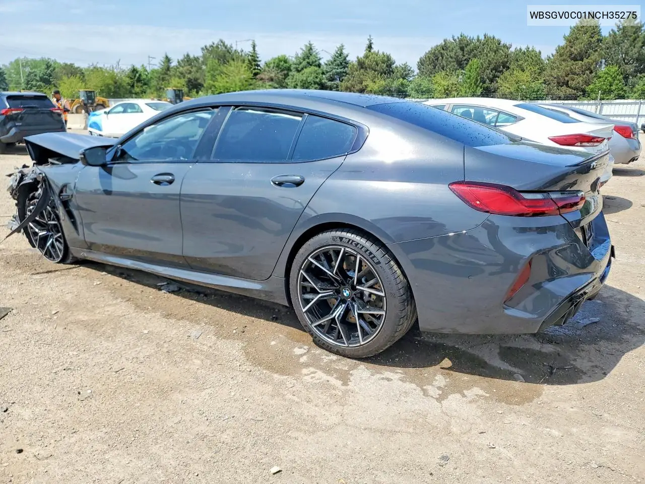 2022 BMW M8 VIN: WBSGV0C01NCH35275 Lot: 53846086