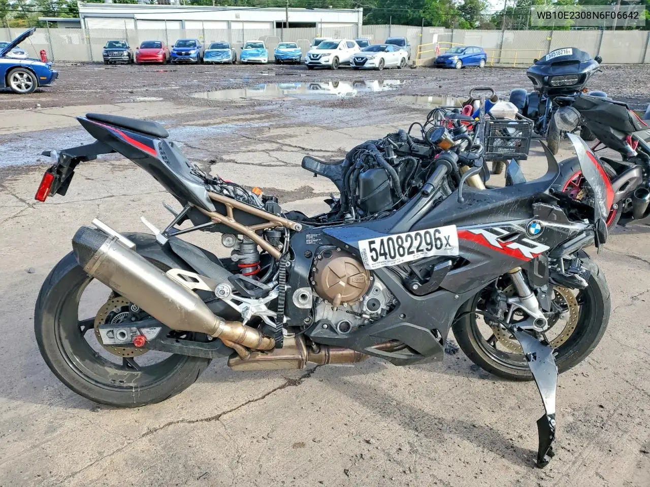 2022 BMW S 1000 Rr VIN: WB10E2308N6F06642 Lot: 54082296