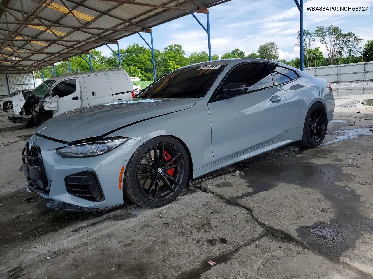 2022 BMW M440I VIN: WBA83AP09NCH68927 Lot: 54244086