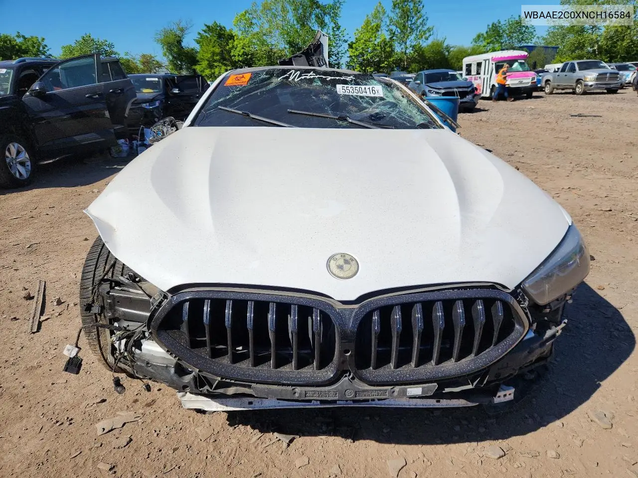 2022 BMW 840I VIN: WBAAE2C0XNCH16584 Lot: 55350416
