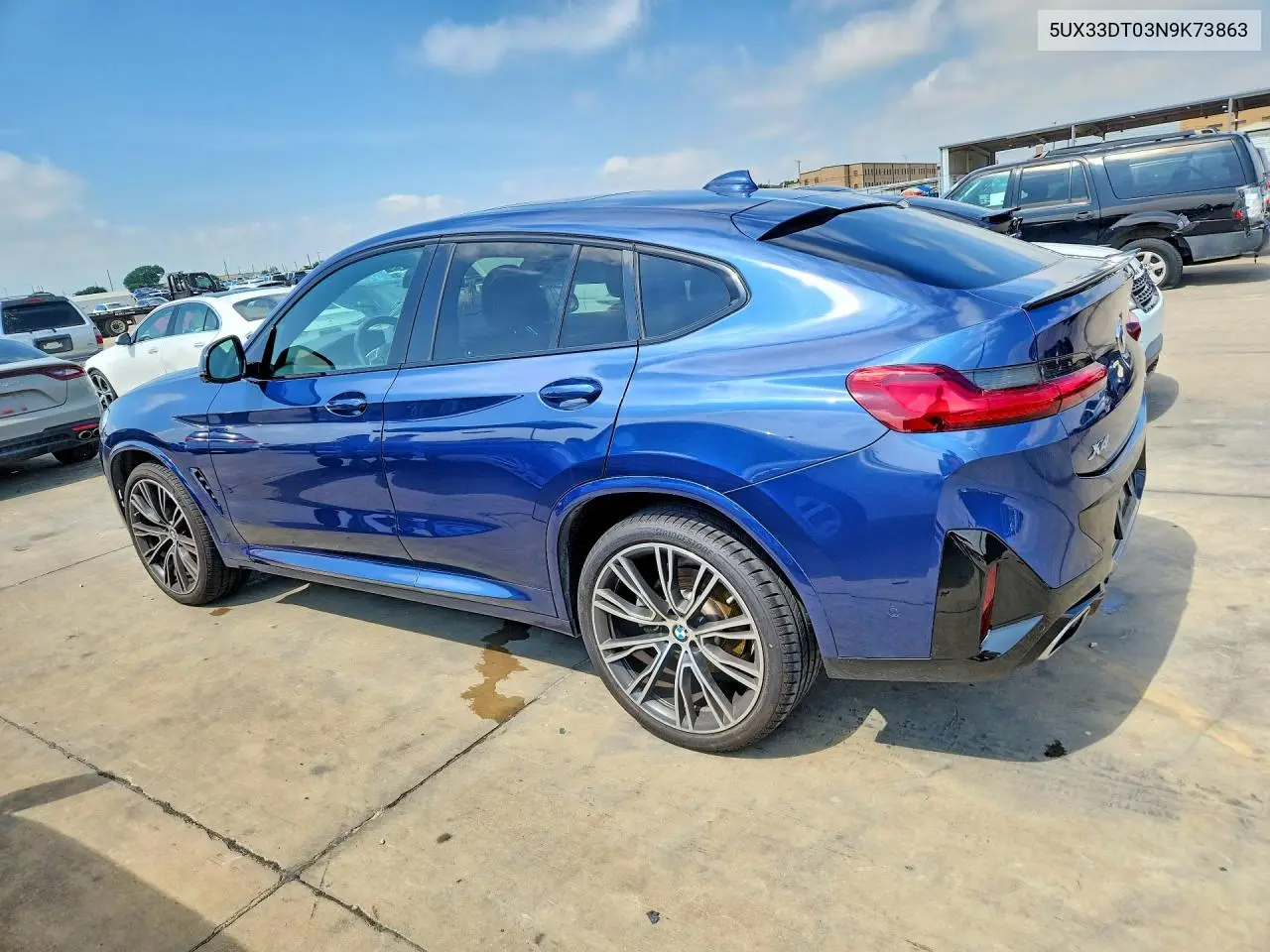 2022 BMW X4 xDrive30I VIN: 5UX33DT03N9K73863 Lot: 55577646