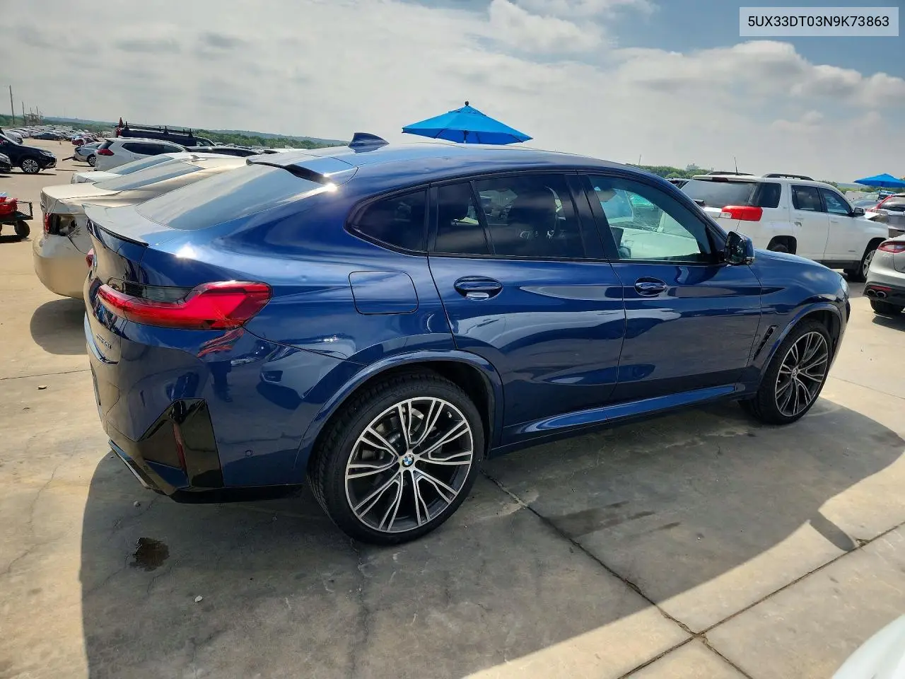 2022 BMW X4 xDrive30I VIN: 5UX33DT03N9K73863 Lot: 55577646