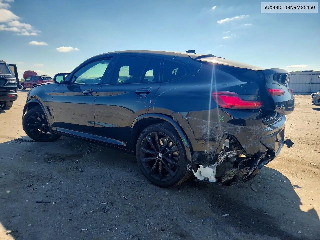2022 BMW X4 M40I VIN: 5UX43DT08N9M35460 Lot: 55610916