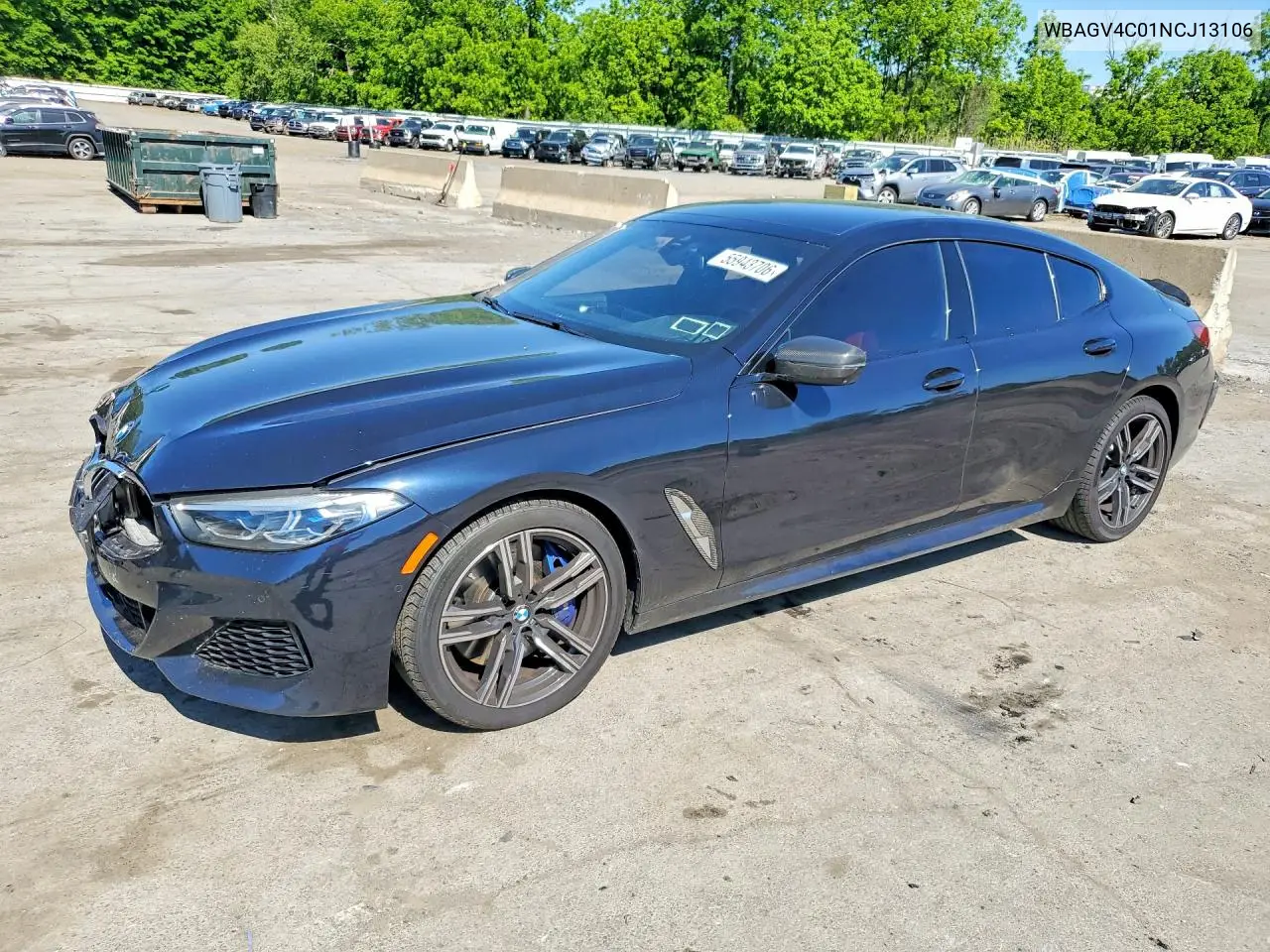 2022 BMW 840Xi VIN: WBAGV4C01NCJ13106 Lot: 55943706