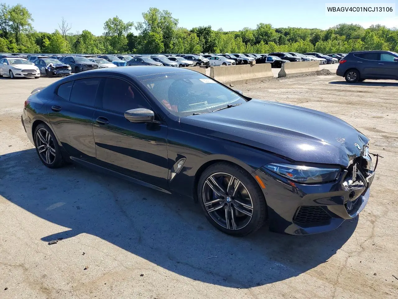 2022 BMW 840Xi VIN: WBAGV4C01NCJ13106 Lot: 55943706