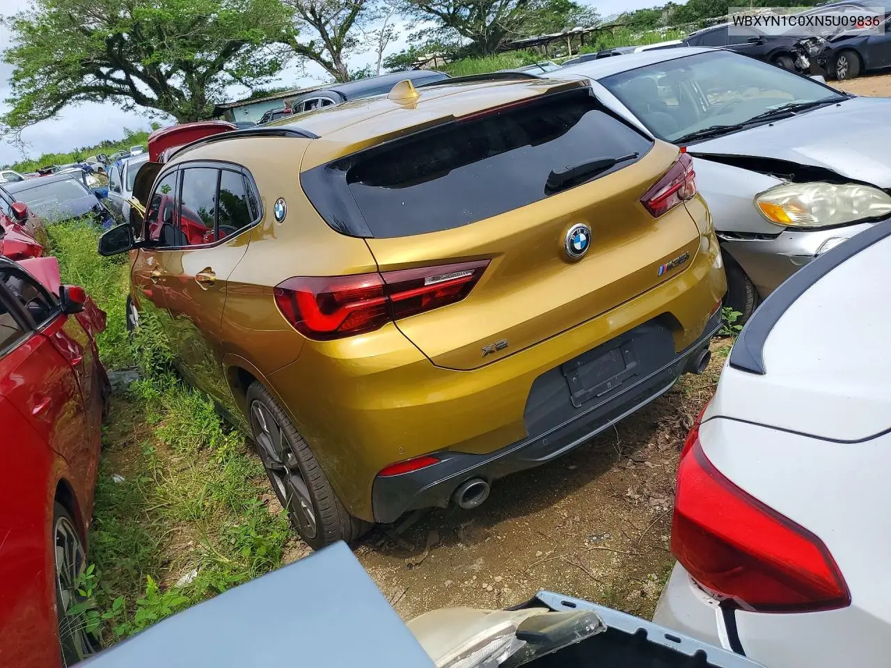 2022 BMW X2 M35I VIN: WBXYN1C0XN5U09836 Lot: 56123536