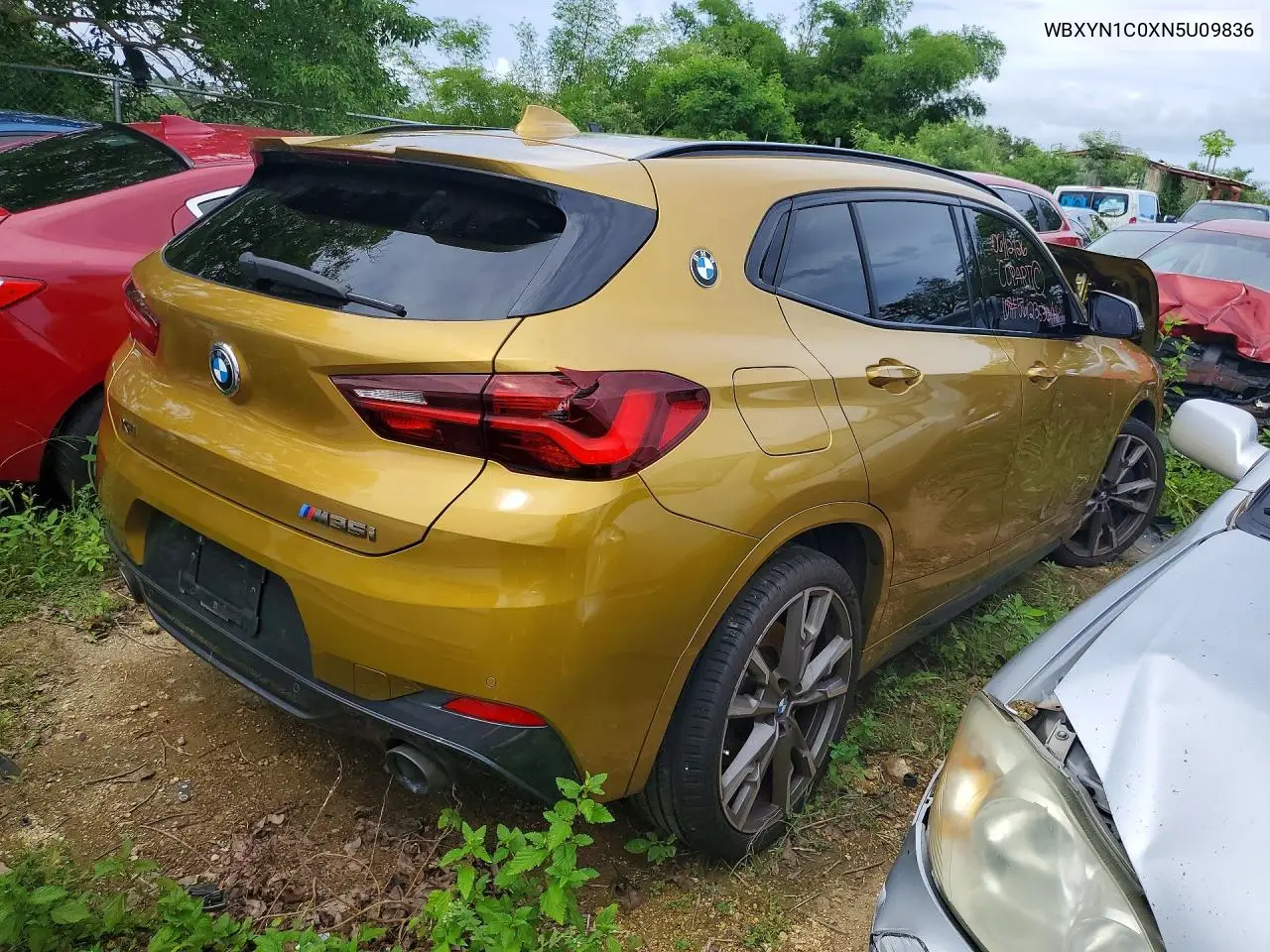 2022 BMW X2 M35I VIN: WBXYN1C0XN5U09836 Lot: 56123536
