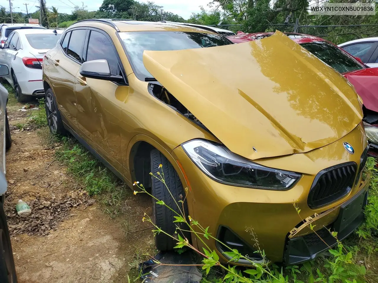 2022 BMW X2 M35I VIN: WBXYN1C0XN5U09836 Lot: 56123536