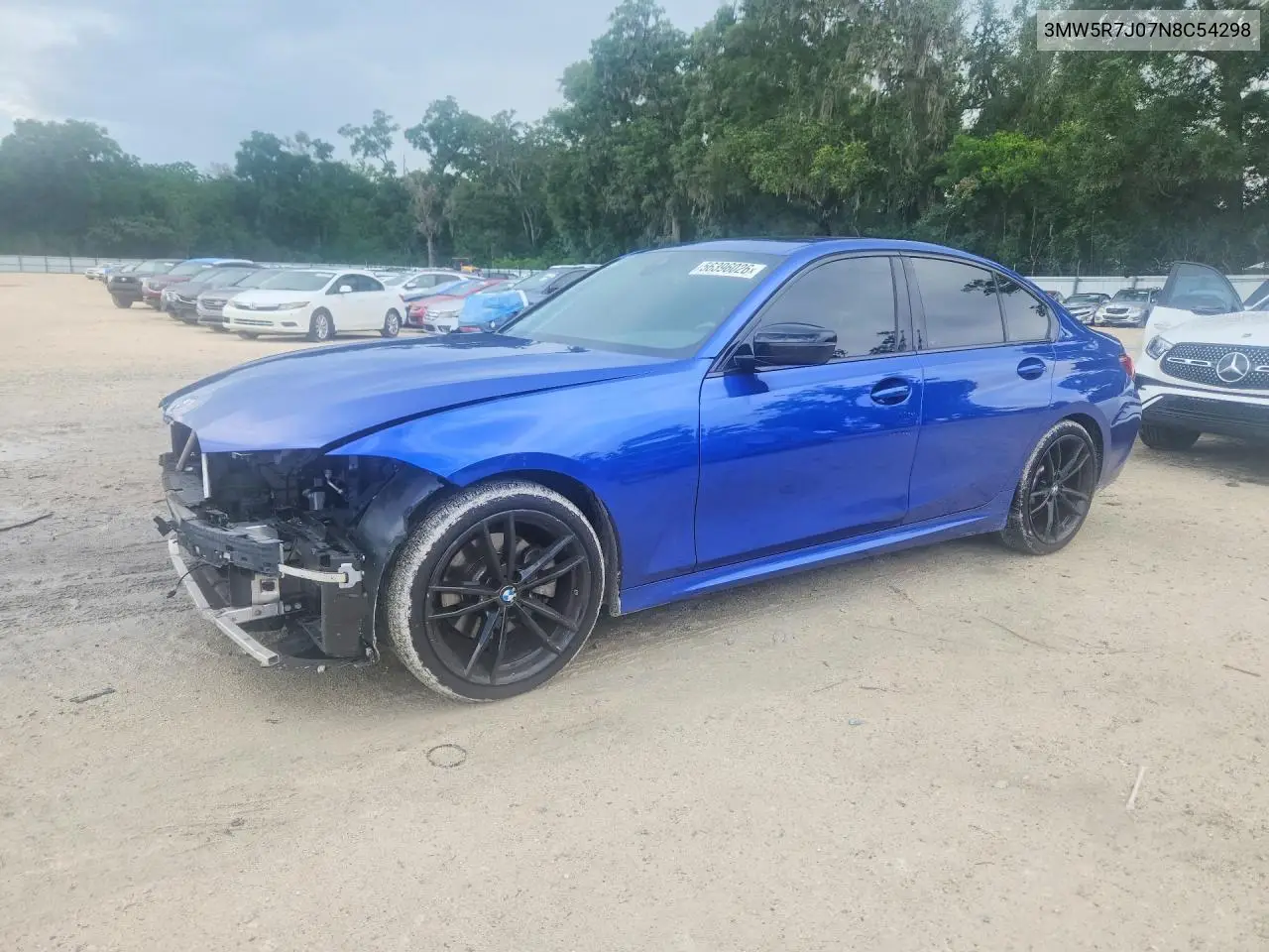 2022 BMW 330Xi VIN: 3MW5R7J07N8C54298 Lot: 56396026