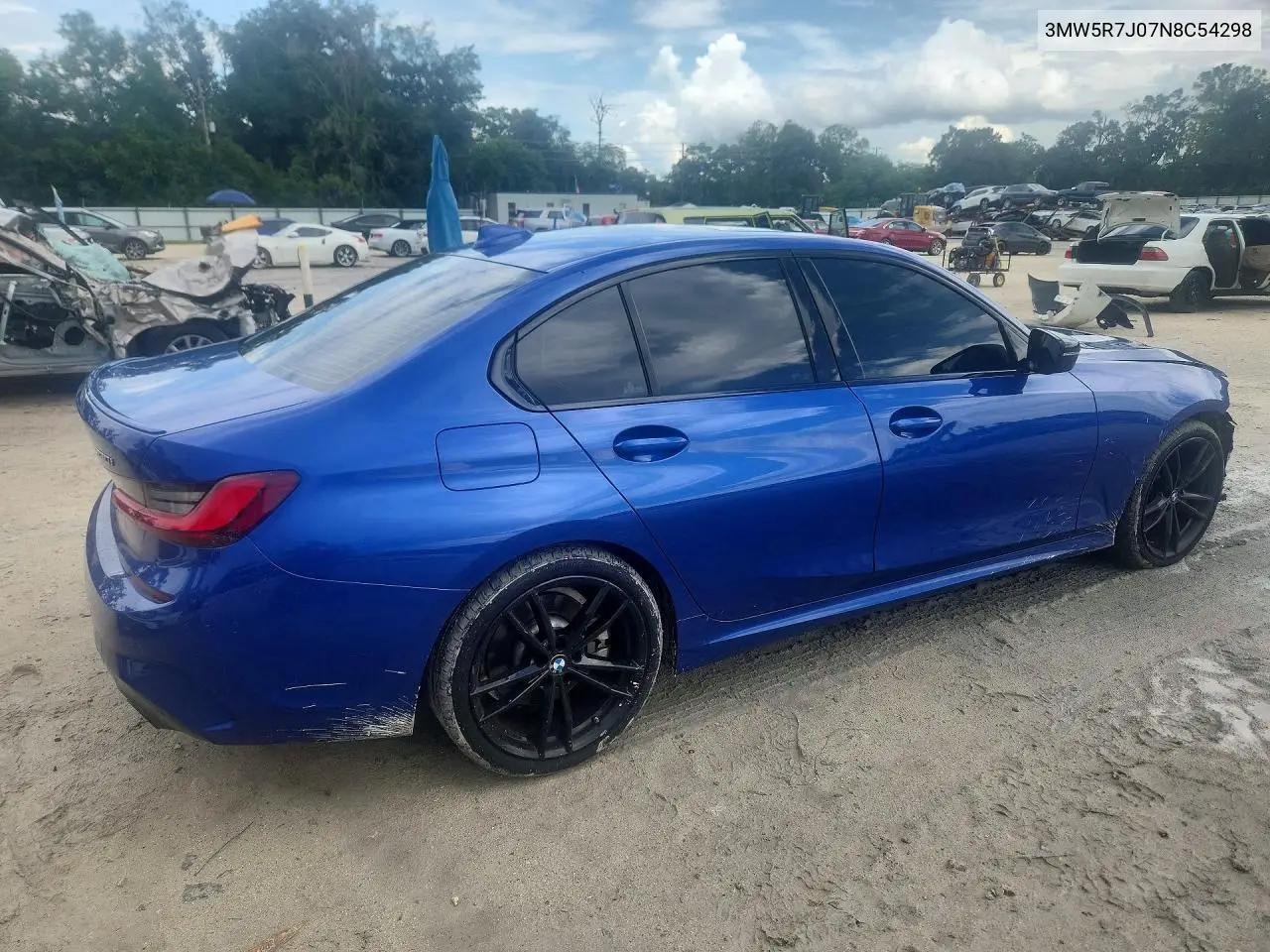 2022 BMW 330Xi VIN: 3MW5R7J07N8C54298 Lot: 56396026