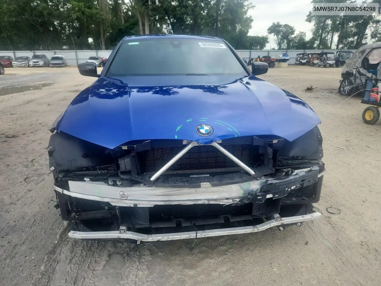 2022 BMW 330Xi VIN: 3MW5R7J07N8C54298 Lot: 56396026