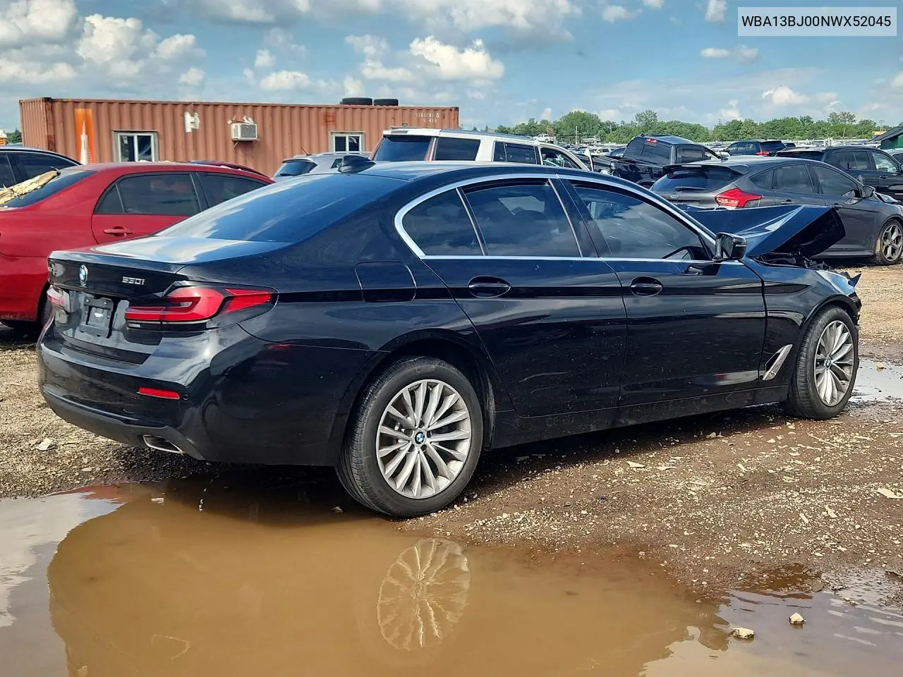 2022 BMW 530 Xi VIN: WBA13BJ00NWX52045 Lot: 56744856