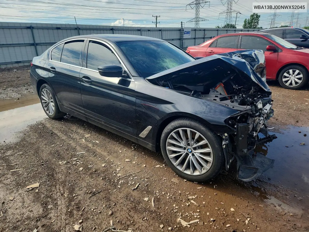 2022 BMW 530 Xi VIN: WBA13BJ00NWX52045 Lot: 56744856