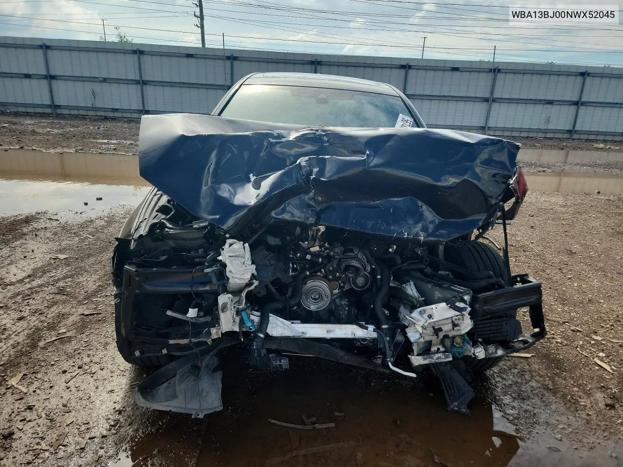2022 BMW 530 Xi VIN: WBA13BJ00NWX52045 Lot: 56744856