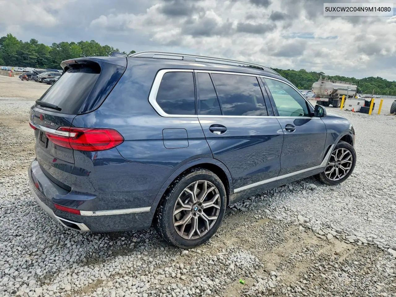 2022 BMW X7 xDrive40I VIN: 5UXCW2C04N9M14080 Lot: 56828616