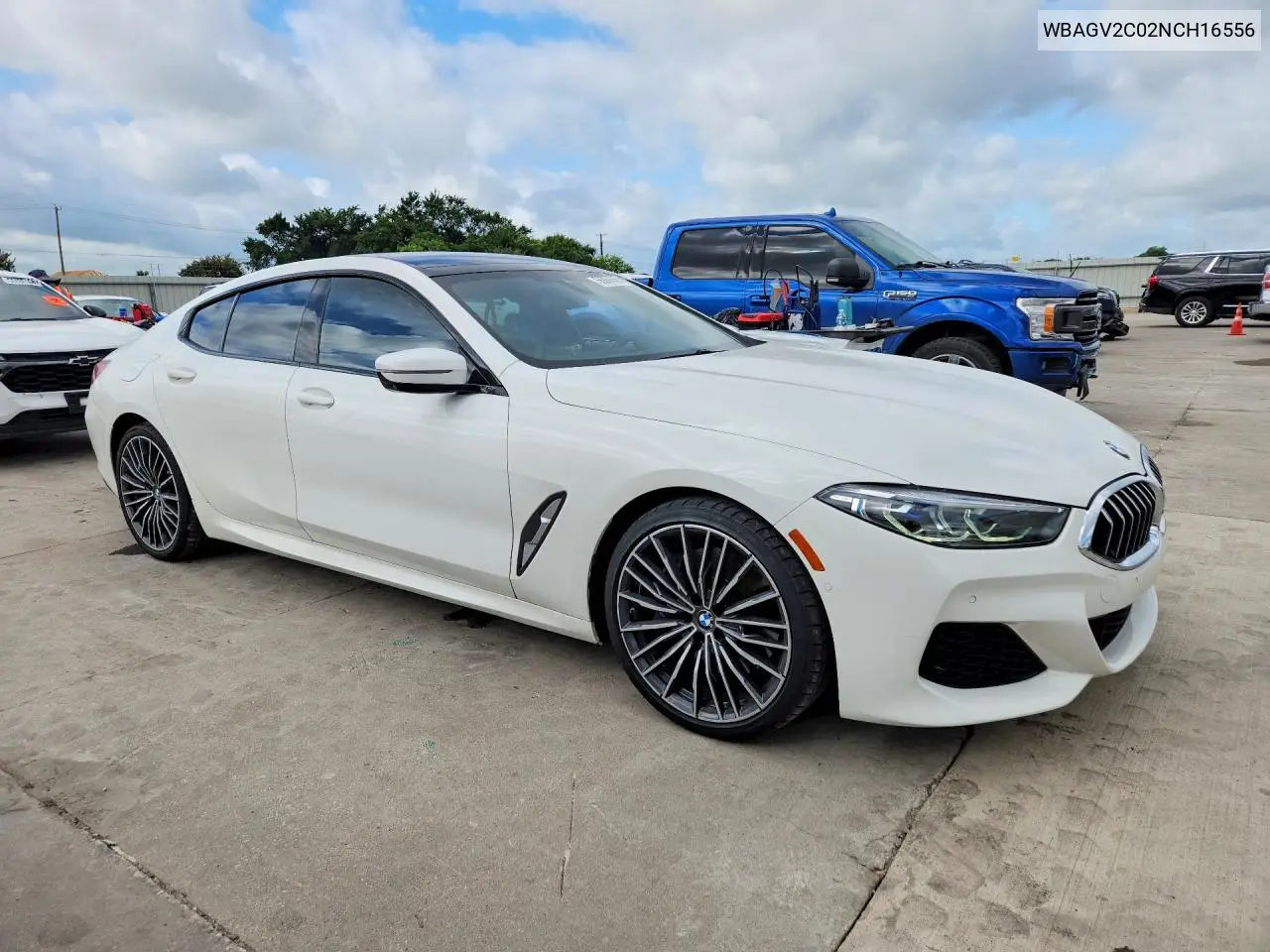 2022 BMW 840I VIN: WBAGV2C02NCH16556 Lot: 56886606