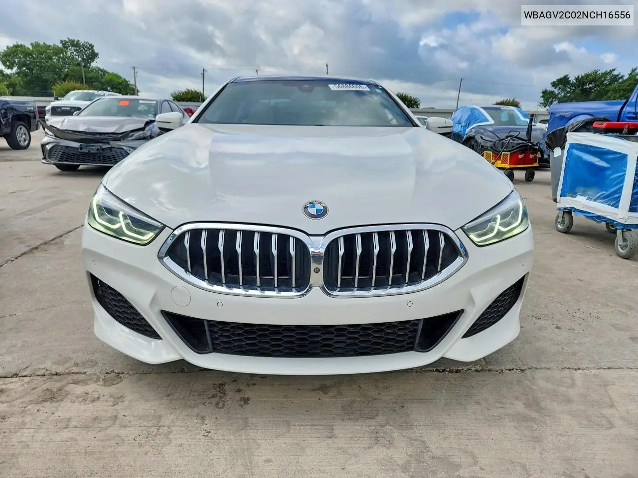 2022 BMW 840I VIN: WBAGV2C02NCH16556 Lot: 56886606