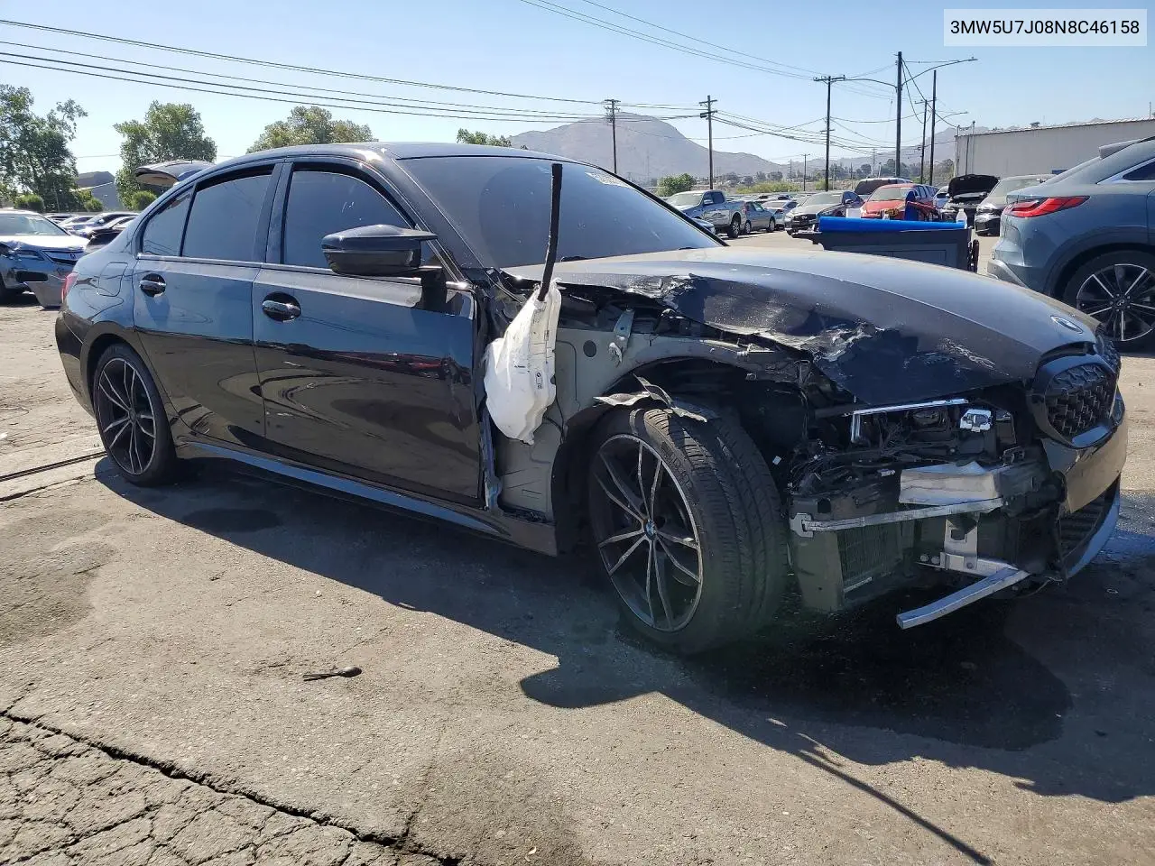 2022 BMW M340I VIN: 3MW5U7J08N8C46158 Lot: 57353716