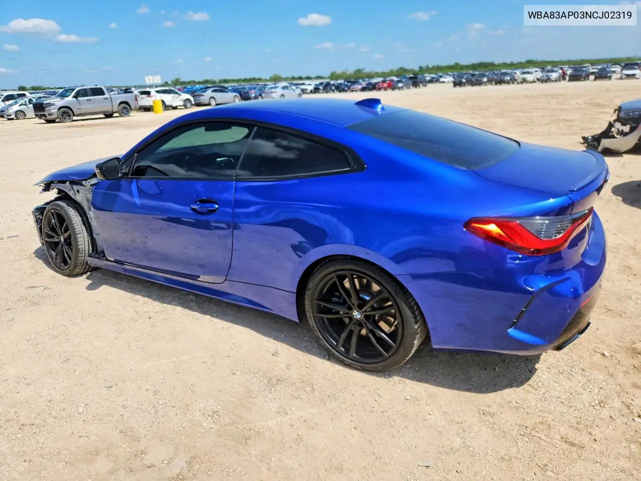 2022 BMW M440I VIN: WBA83AP03NCJ02319 Lot: 57564016