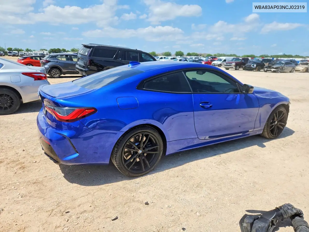 2022 BMW M440I VIN: WBA83AP03NCJ02319 Lot: 57564016