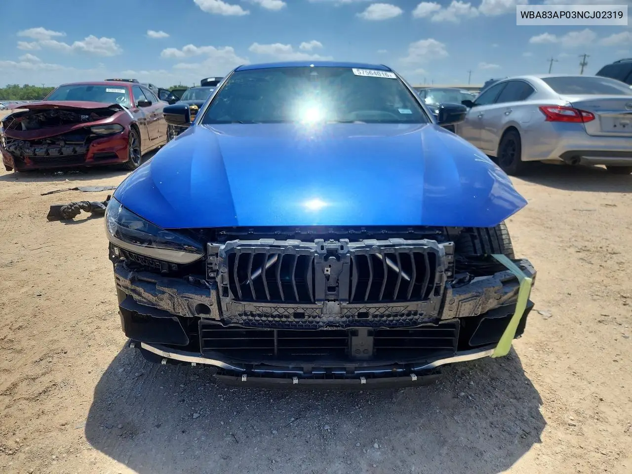 2022 BMW M440I VIN: WBA83AP03NCJ02319 Lot: 57564016